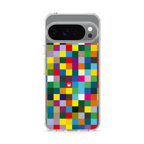 スリムプロテクションケース［ CASEPLAY Rainbow Check ］