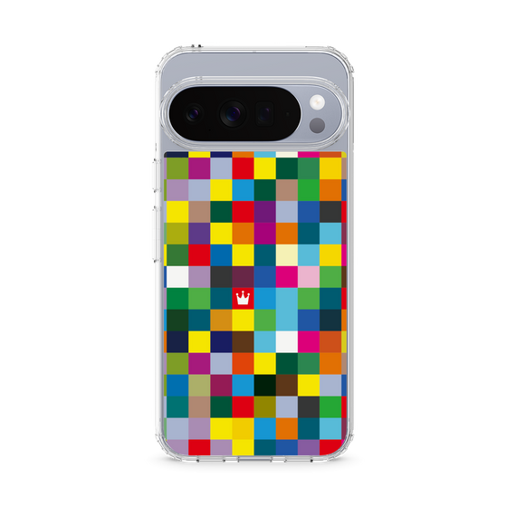 スリムプロテクションケース［ CASEPLAY Rainbow Check ］