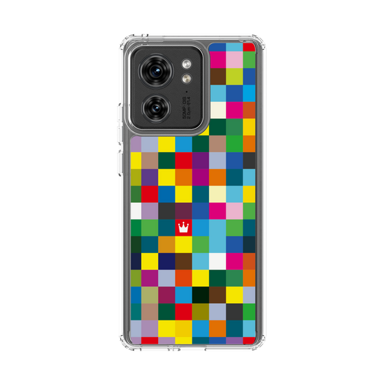 スリムプロテクションケース［ CASEPLAY Rainbow Check ］