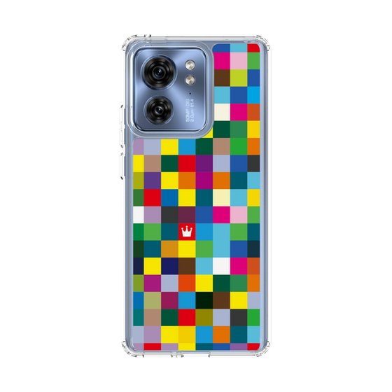 スリムプロテクションケース［ CASEPLAY Rainbow Check ］