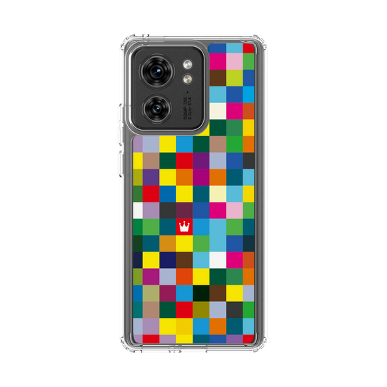 スリムプロテクションケース［ CASEPLAY Rainbow Check ］