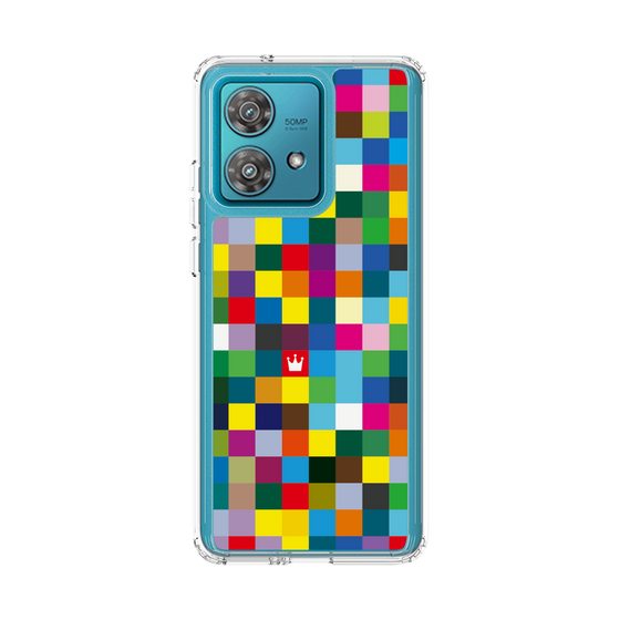 スリムプロテクションケース［ CASEPLAY Rainbow Check ］