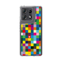スリムプロテクションケース［ CASEPLAY Rainbow Check ］