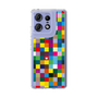 スリムプロテクションケース［ CASEPLAY Rainbow Check ］