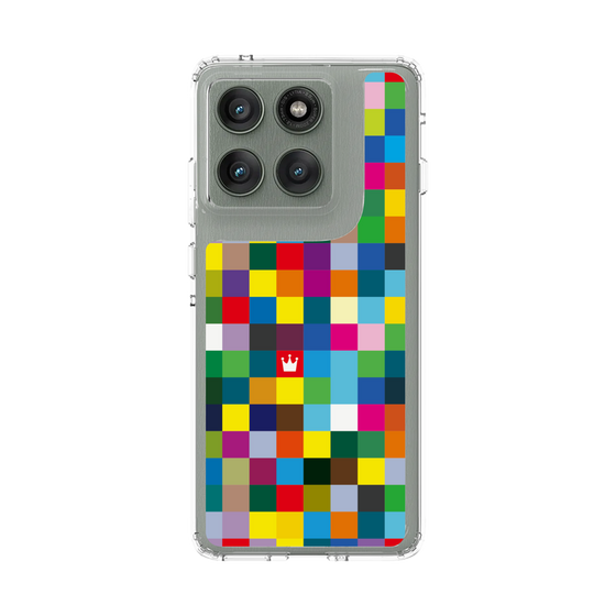 スリムプロテクションケース［ CASEPLAY Rainbow Check ］