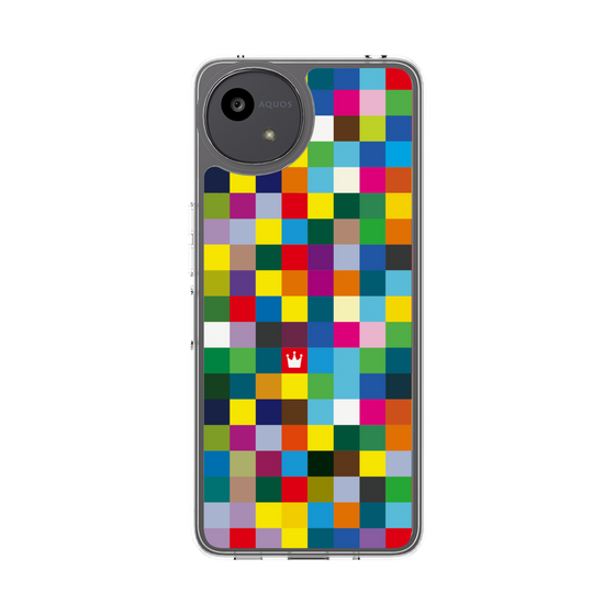 スリムプロテクションケース［ CASEPLAY Rainbow Check ］