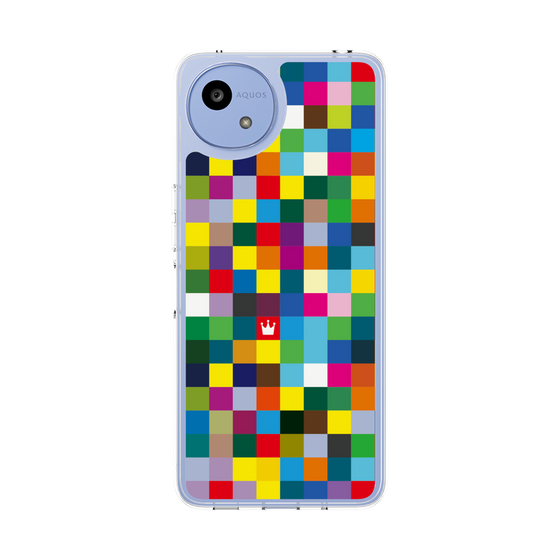 スリムプロテクションケース［ CASEPLAY Rainbow Check ］