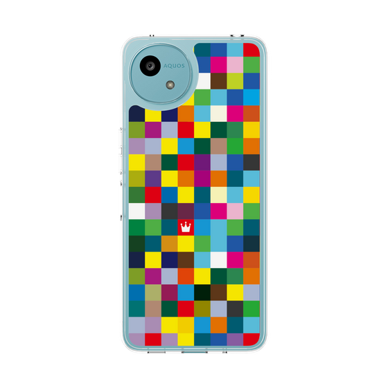 スリムプロテクションケース［ CASEPLAY Rainbow Check ］