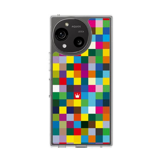 スリムプロテクションケース［ CASEPLAY Rainbow Check ］