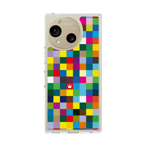 スリムプロテクションケース［ CASEPLAY Rainbow Check ］