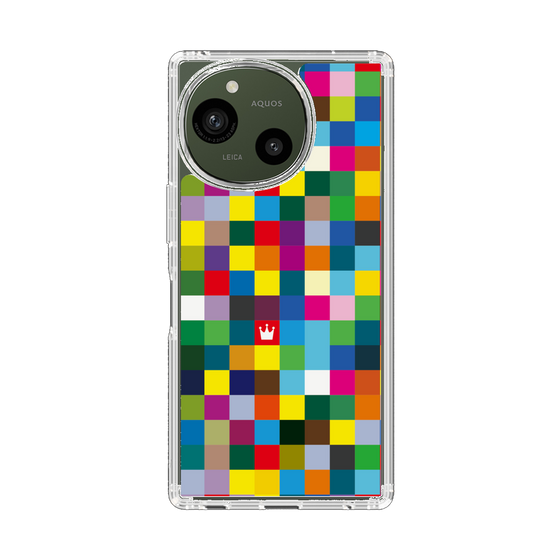 スリムプロテクションケース［ CASEPLAY Rainbow Check ］