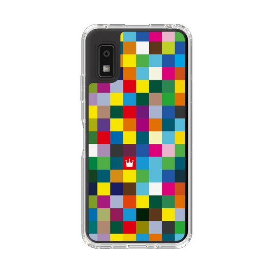 スリムプロテクションケース［ CASEPLAY Rainbow Check ］