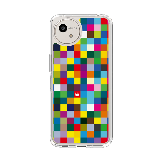 スリムプロテクションケース［ CASEPLAY Rainbow Check ］