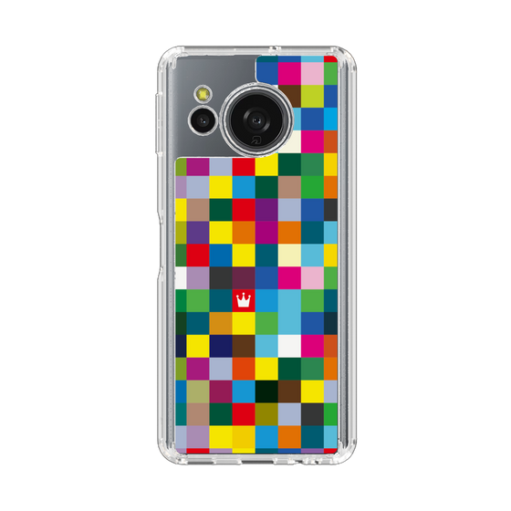 スリムプロテクションケース［ CASEPLAY Rainbow Check ］
