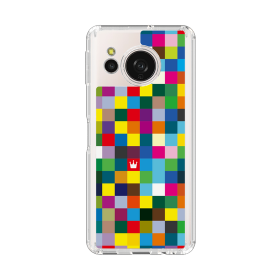 スリムプロテクションケース［ CASEPLAY Rainbow Check ］