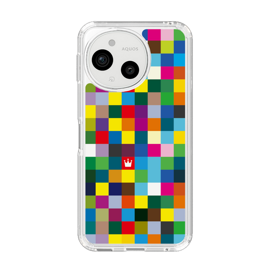 スリムプロテクションケース［ CASEPLAY Rainbow Check ］