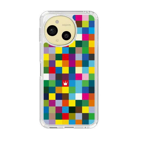 スリムプロテクションケース［ CASEPLAY Rainbow Check ］