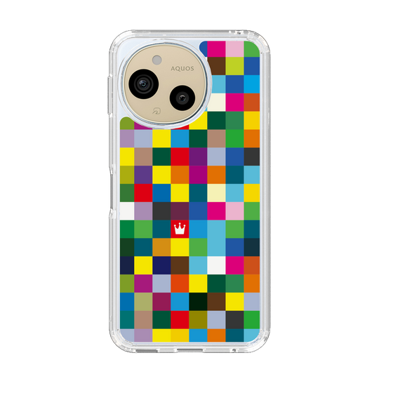 スリムプロテクションケース［ CASEPLAY Rainbow Check ］