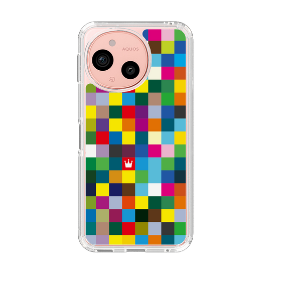 スリムプロテクションケース［ CASEPLAY Rainbow Check ］
