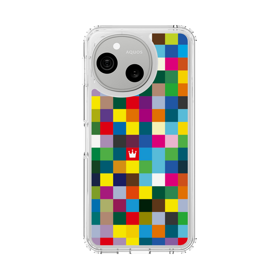 スリムプロテクションケース［ CASEPLAY Rainbow Check ］