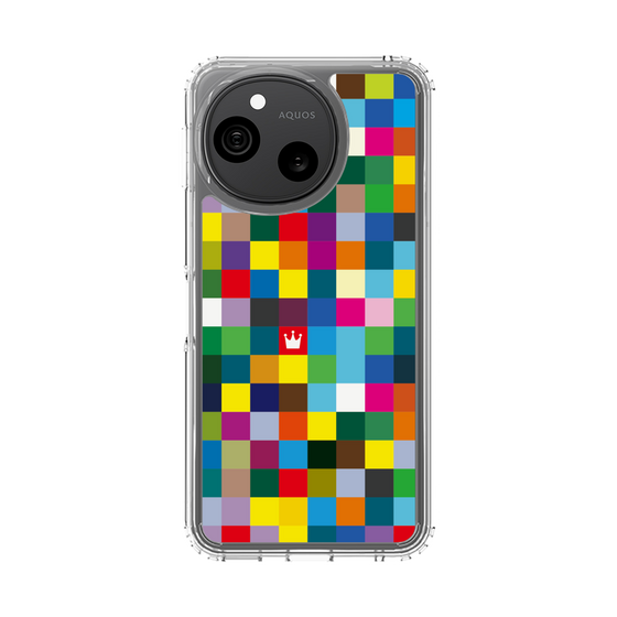 スリムプロテクションケース［ CASEPLAY Rainbow Check ］