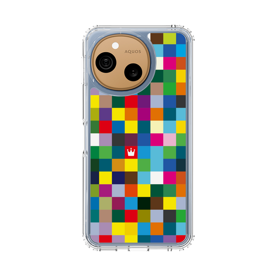 スリムプロテクションケース［ CASEPLAY Rainbow Check ］