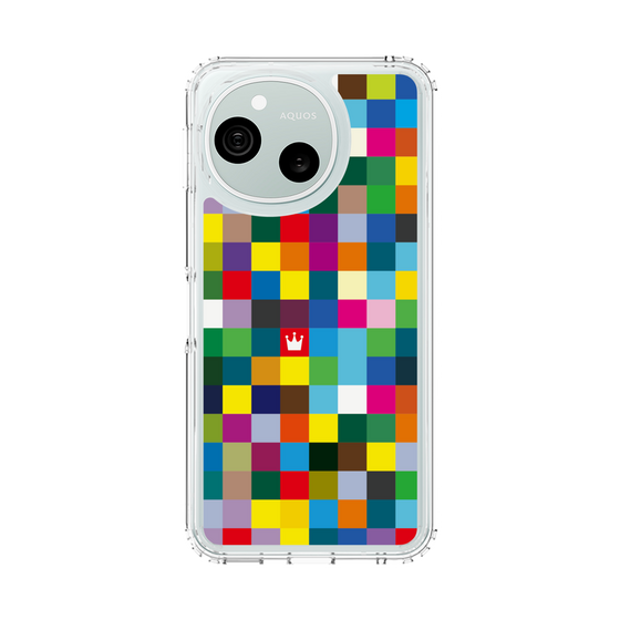 スリムプロテクションケース［ CASEPLAY Rainbow Check ］