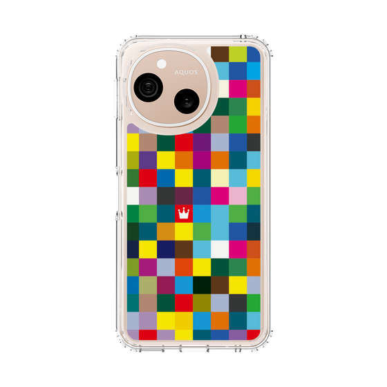 スリムプロテクションケース［ CASEPLAY Rainbow Check ］