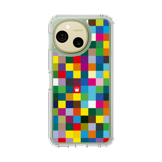 スリムプロテクションケース［ CASEPLAY Rainbow Check ］