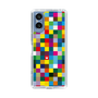 スリムプロテクションケース［ CASEPLAY Rainbow Check ］