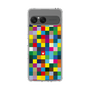 スリムプロテクションケース［ CASEPLAY Rainbow Check ］