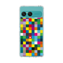 スリムプロテクションケース［ CASEPLAY Rainbow Check ］
