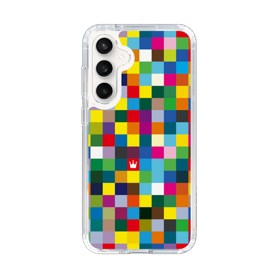 スリムプロテクションケース［ CASEPLAY Rainbow Check ］