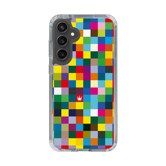 スリムプロテクションケース［ CASEPLAY Rainbow Check ］