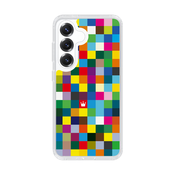 スリムプロテクションケース［ CASEPLAY Rainbow Check ］