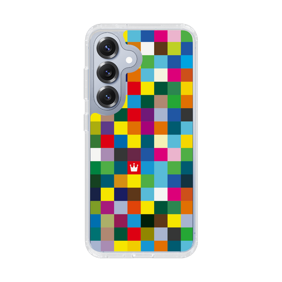 スリムプロテクションケース［ CASEPLAY Rainbow Check ］