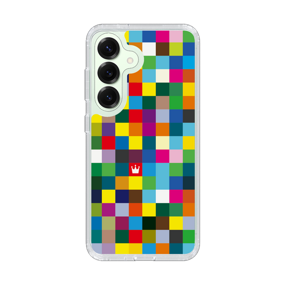 スリムプロテクションケース［ CASEPLAY Rainbow Check ］