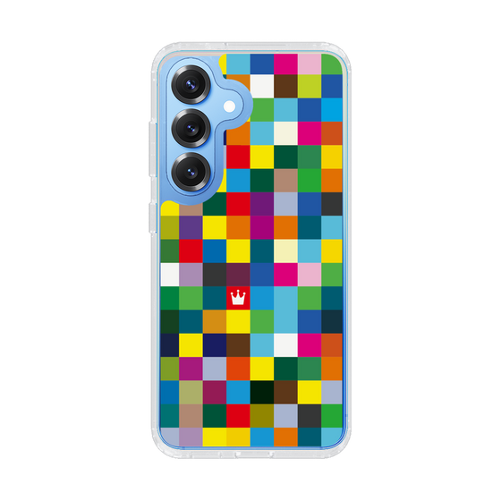 スリムプロテクションケース［ CASEPLAY Rainbow Check ］