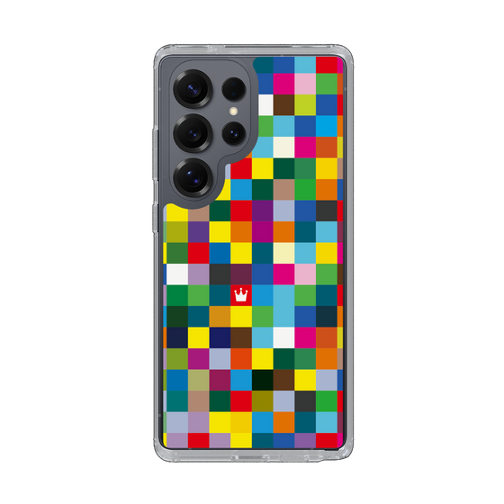 スリムプロテクションケース［ CASEPLAY Rainbow Check ］