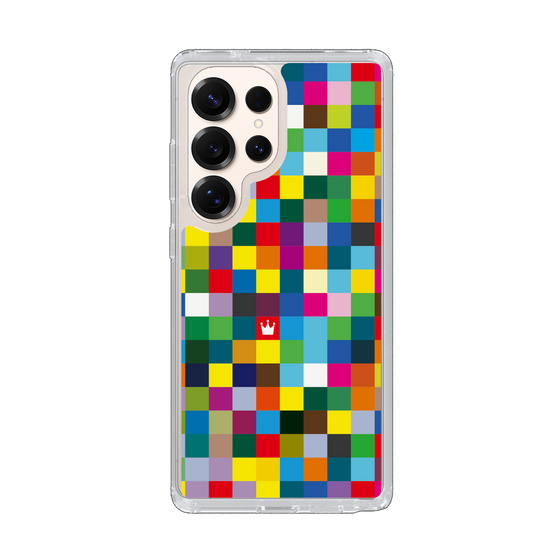 スリムプロテクションケース［ CASEPLAY Rainbow Check ］