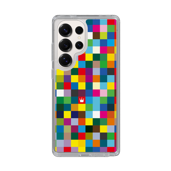 スリムプロテクションケース［ CASEPLAY Rainbow Check ］