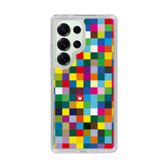 スリムプロテクションケース［ CASEPLAY Rainbow Check ］