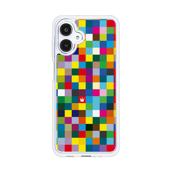 スリムプロテクションケース［ CASEPLAY Rainbow Check ］