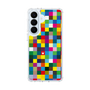 スリムプロテクションケース［ CASEPLAY Rainbow Check ］