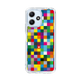 スリムプロテクションケース［ CASEPLAY Rainbow Check ］