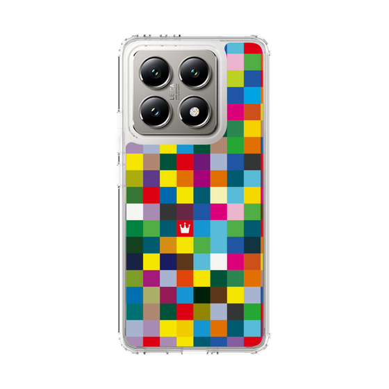 スリムプロテクションケース［ CASEPLAY Rainbow Check ］