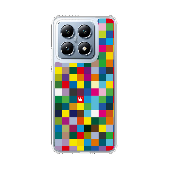 スリムプロテクションケース［ CASEPLAY Rainbow Check ］