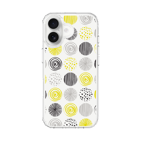 スリムプロテクションケース［ Nordic Circle - Yellow ］