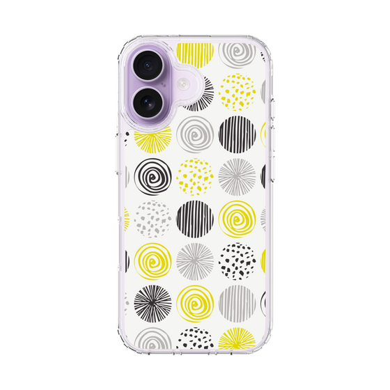 スリムプロテクションケース［ Nordic Circle - Yellow ］