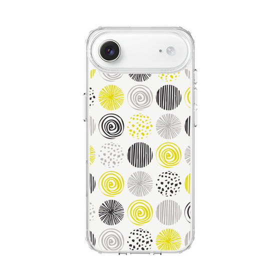 スリムプロテクションケース［ Nordic Circle - Yellow ］